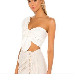 Revolve Just BEE Queen Sol Top in Ecru